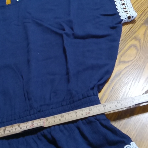 MISA LOS ANGELES LA Womens DRESS XS NAVY BLUE Mini Casual Party Preowned COTTON - Picture 8 of 12